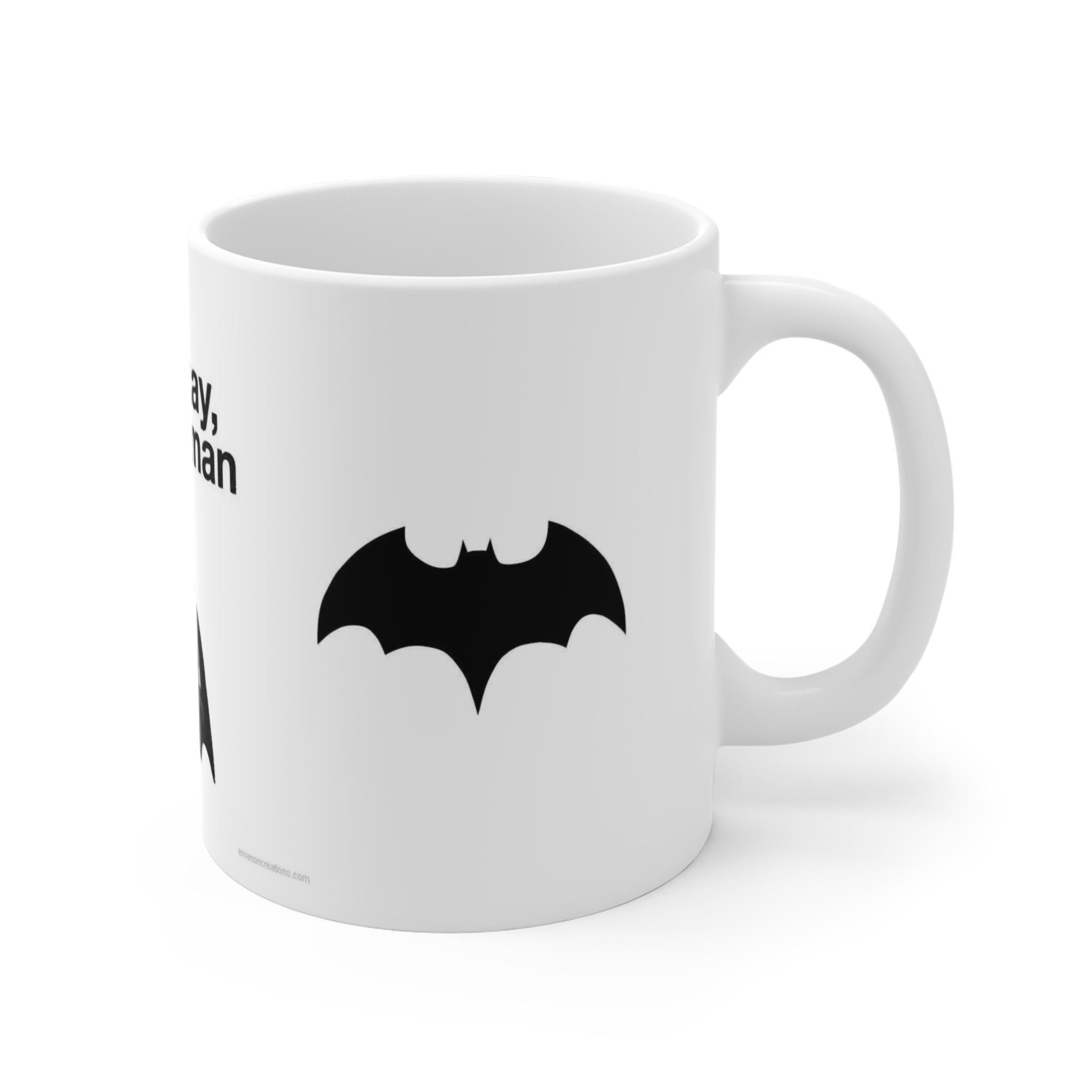 It's Okay I'm Batman LEGO Mug - Funny Superhero Coffee Cup (11oz)