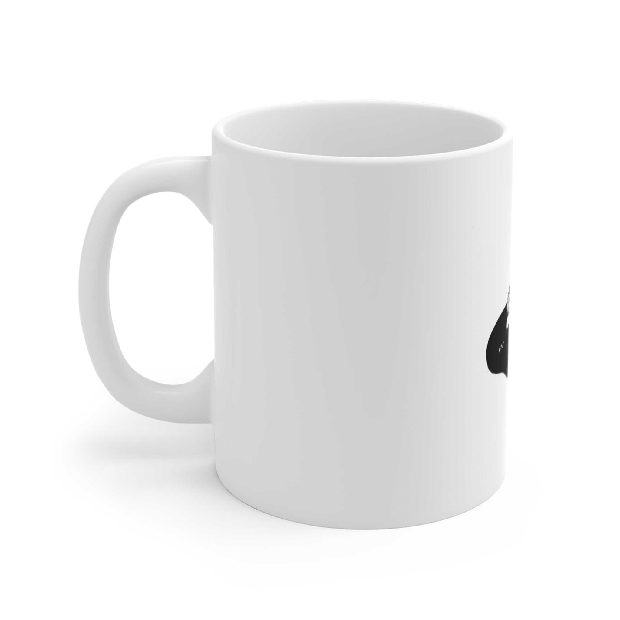 11oz Mug — Minimalist 'Spilled Coffee' Cartoon Relaxing Mug